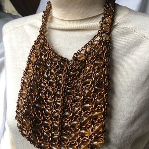 Bottega Veneta chain & Stone bag copper color LUX
